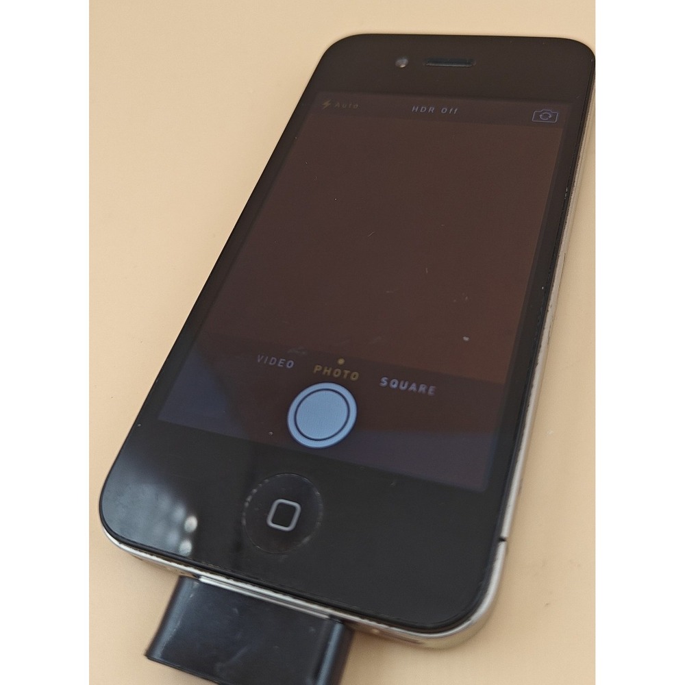 Apple iPhone 4 A1332 AT&T 16GB Black Smartphone Needs Reset Cell Phone Working